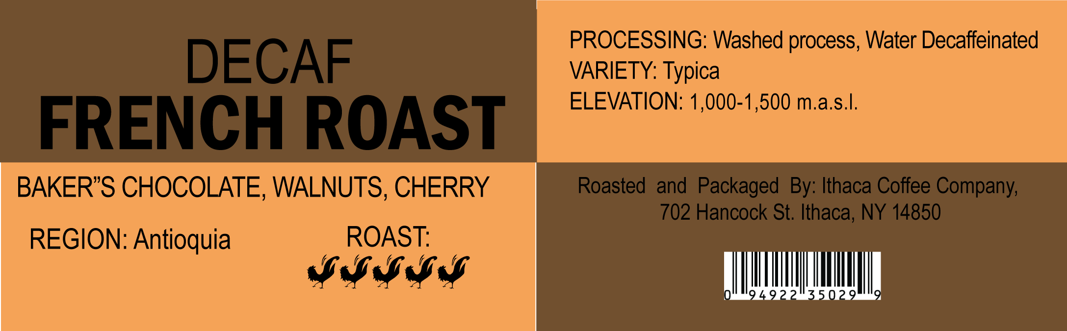 Decaf French Roast - 12oz Bag