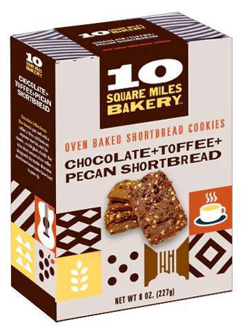 CHOCOLATE + TOFFEE + PECAN -- Oven Baked Shorbread Cookies 8oz