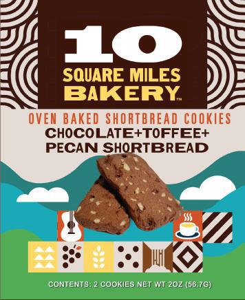 2 Pack Chocolate Toffee Shortbread