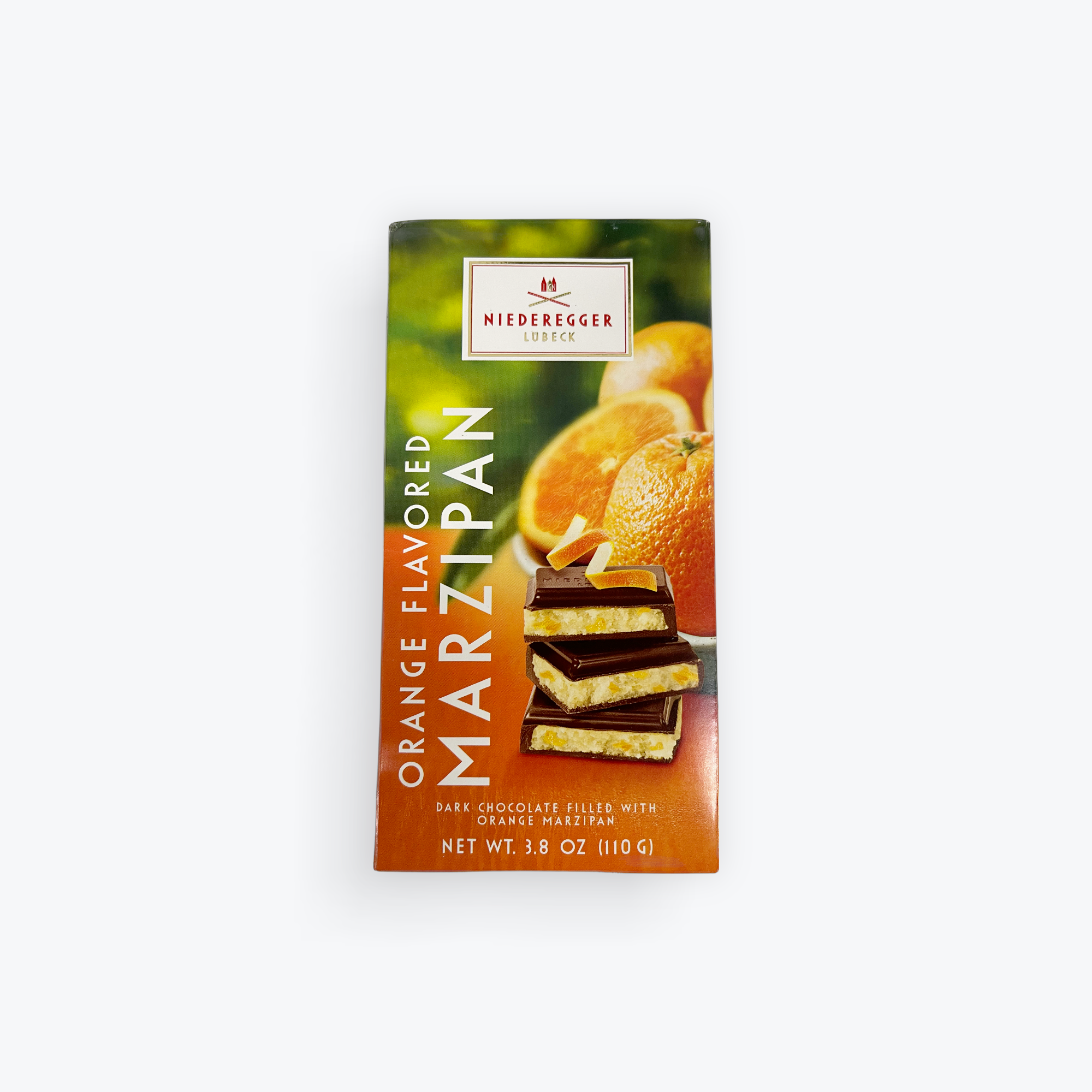 Niederegger Marzipan Dark Chocolate Orange