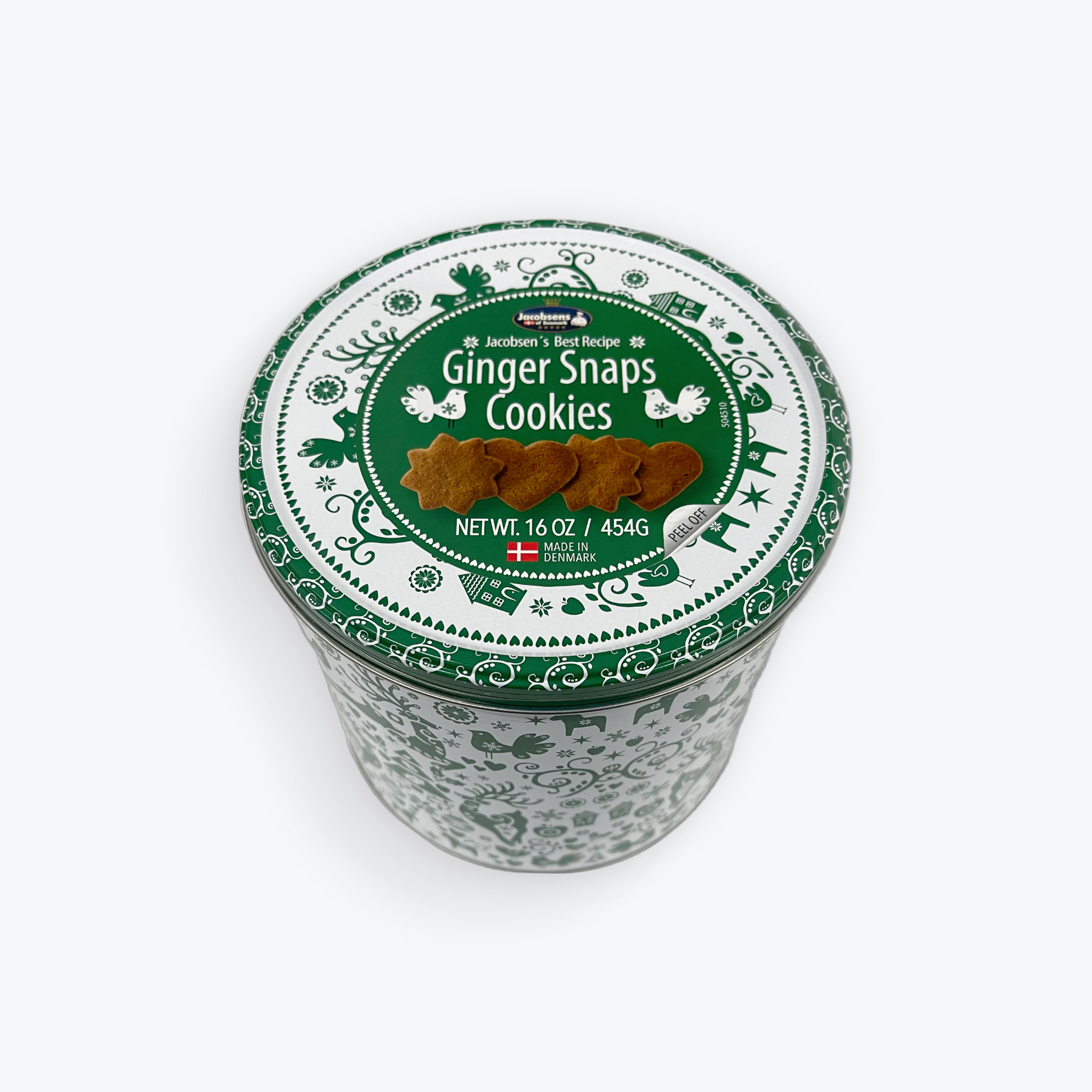 Jacobsen's Gingersnap Tin