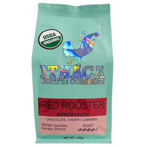 Red Rooster Espresso Blend, Organic - 12oz Bag