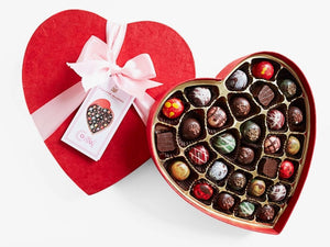 Knipschildt Chocolatier Heart Shaped Coutuer Red Heart 11.6 oz