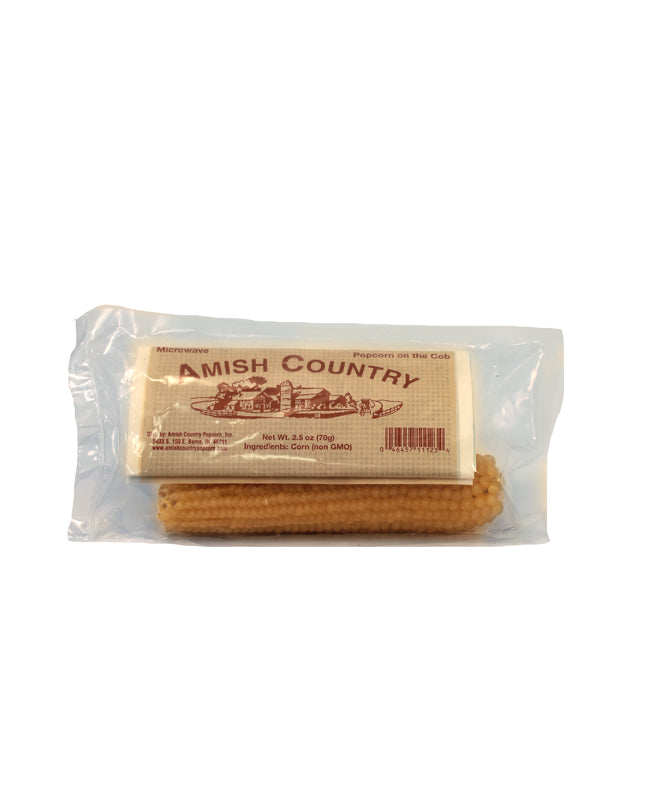 Amish Microwave Popcorn on the Cob