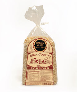 Amish Medium White Hulless  Popcorn 32oz