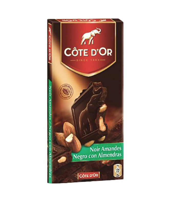 Cote D'Or Belgian Dark Chocolate with Whole Amonds 7.05 oz.