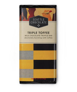 Seattle Chocolate Triple Toffee Truffle Bar 2.5 oz.