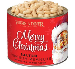 Virginia Diner Merry Christmas Salted Peanuts 10oz