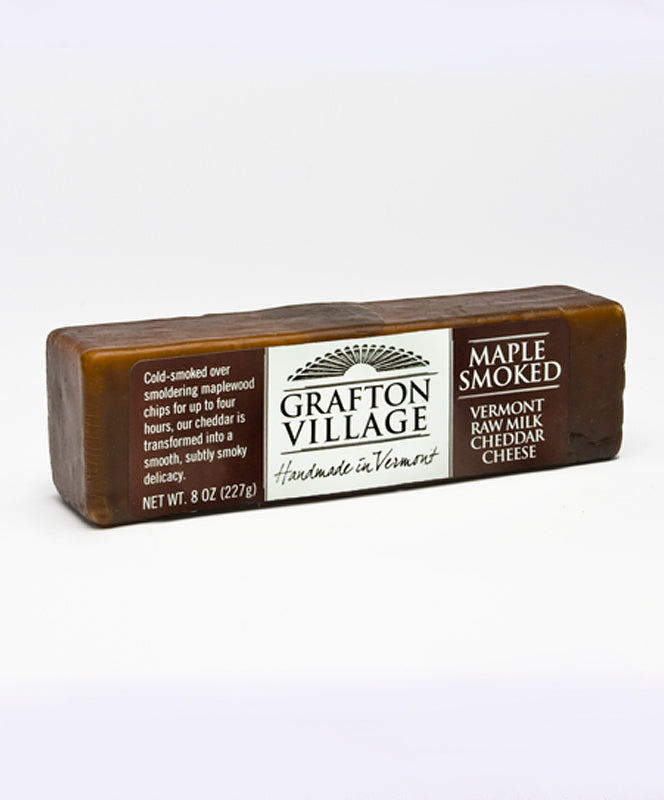 Grafton Village Cheese Maple Smoked Cheddar Bar 8 oz.