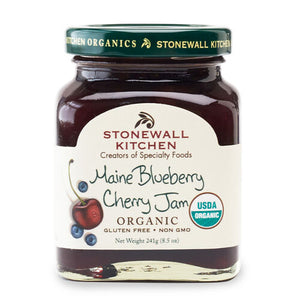 Stonewall Kitchen Organic Maine Blueberry Cherry Jam 8.5 oz.