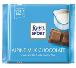 Ritter Sport Alpine Milk Chocolate 3.5 oz.