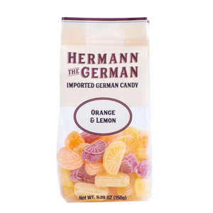Hermann The German Orange & Lemon Candy 5.29 oz.