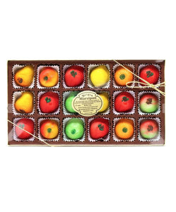 Bergen Marzipan Fruit Tray 18pc. 8 oz..