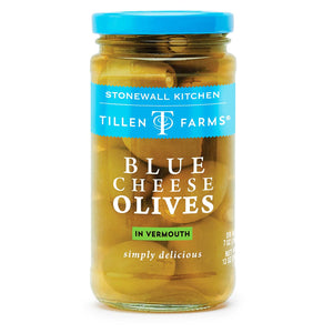 Tillen Farms Blue Cheese Olives 12 oz.
