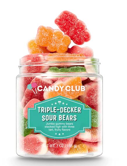 CANDY CLUB Triple Decker Sour Bears 5.3oz