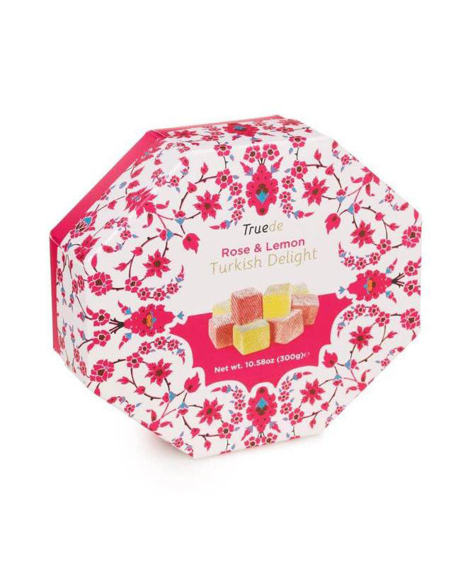 Truede Rose & Lemon Turkish Delight 300g