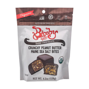 Bixby Nutty for You - Dk Choc Crunchy Peanut Butter Maine Sea Salt Bites 4.2oz