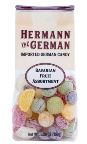 Hermann The German Barvarian Fruit Candy Assortment 5.29 oz.