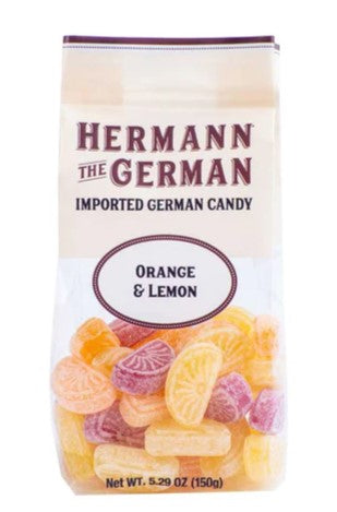 Hermann The German Orange & Lemon Candy 5.29 oz.