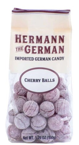 HERMANN THE GERMAN CHERRY BALLS CANDY 5.29OZ