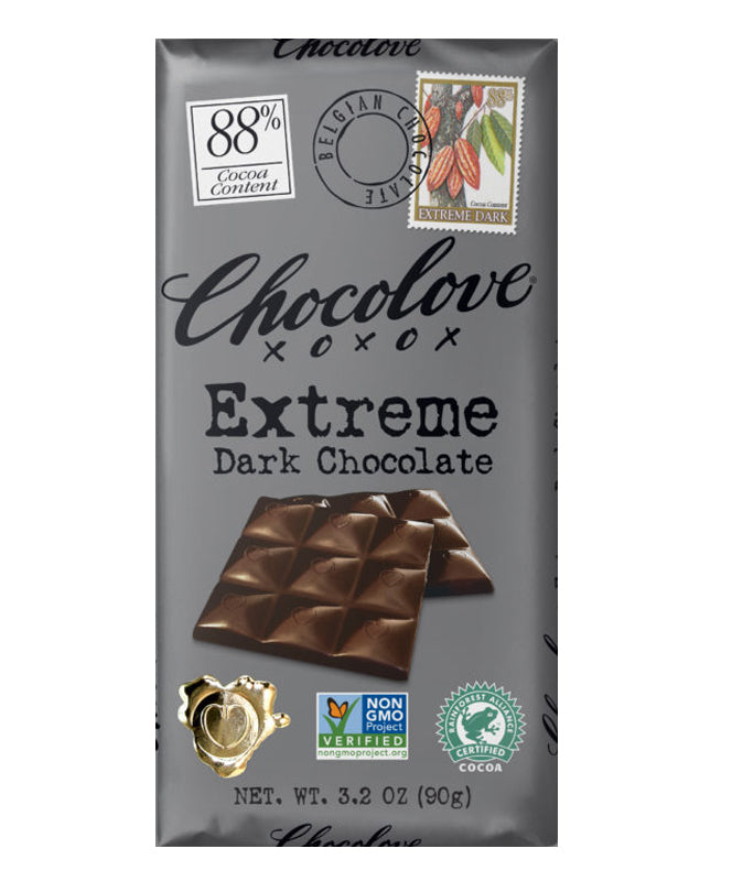 Chocolove Extreme Dark Chocolate 88% 3.2 oz.
