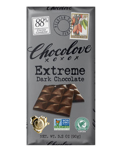 Chocolove Extreme Dark Chocolate 88% 3.2 oz.