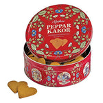Load image into Gallery viewer, NYAKERS Gingersnap Hearts Red Tin 14.11oz
