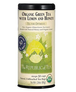 The Republic of Tea Organic Lemon Green Tea Tin