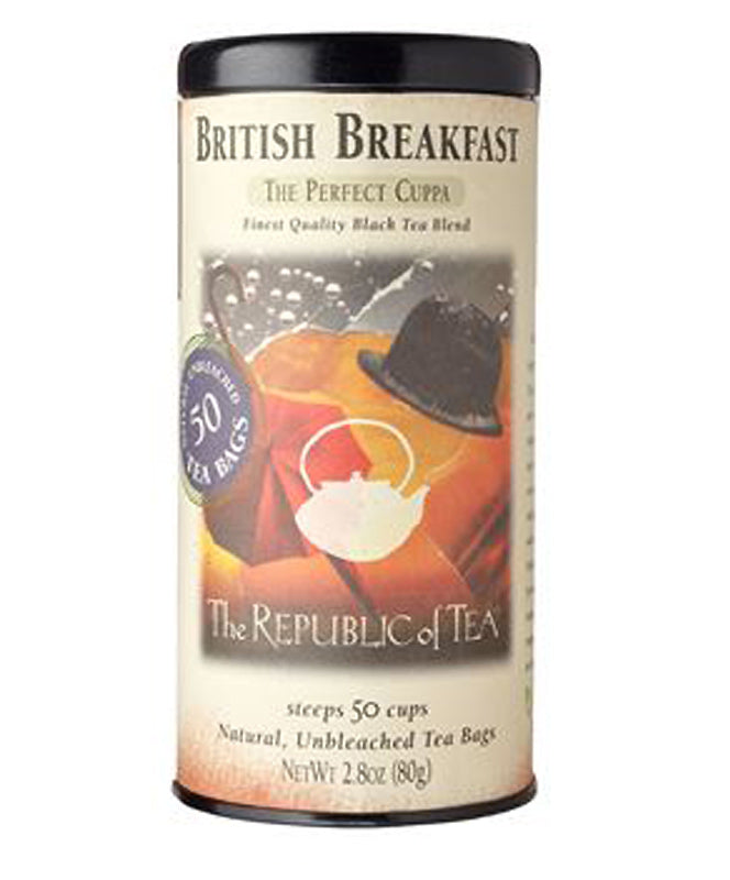 Republic of Tea Decaf British Breakfast Tin 2.65oz