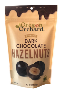 Oregon Orchard Hazelnut in Dark Chocolate 6oz