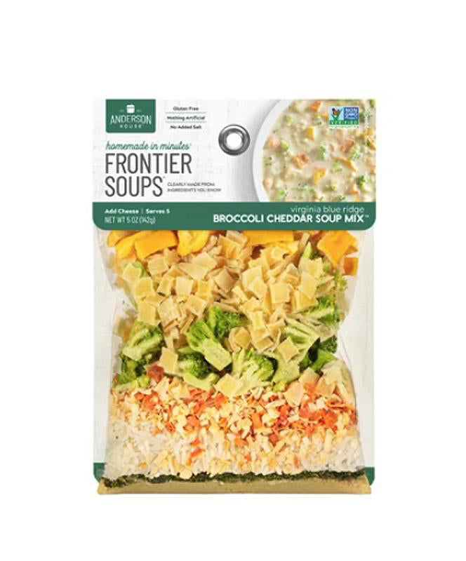 FRONTIER VIRGINIA BROCCOLI CHEDDAR FLAT 4.25 OZ