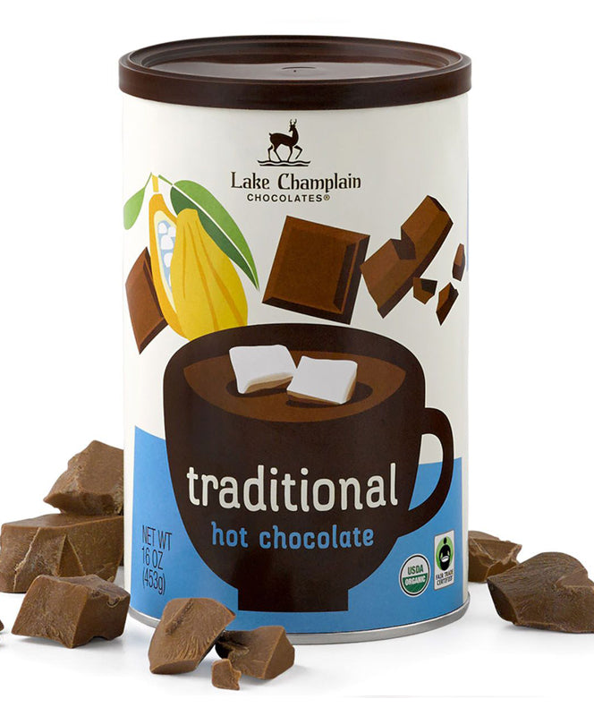Lake Champlain Traditional Organic Hot Chocolate 16 oz.