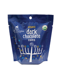 Lake Champlain Chocolates  Dark Chocolate Coins - Hanukkah 5.8oz