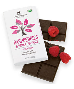 Lake Champlain Raspberries & Dark Chocolate Bar 3 oz.