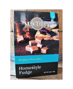 Mrs Tilly's Belgian Chocolate Homestyle Fudge 5.3 oz