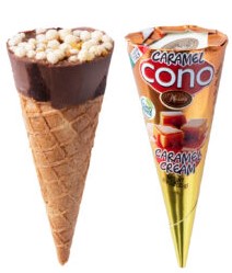 Messori Caramel Cream Cono Snack 0.9oz