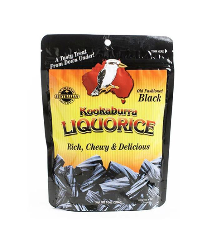 KOOKABURA BLACK LIQUORICE 10 OZ BAG