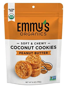 Emmy's Organics Peanut Butter Coconut Cookies 6oz