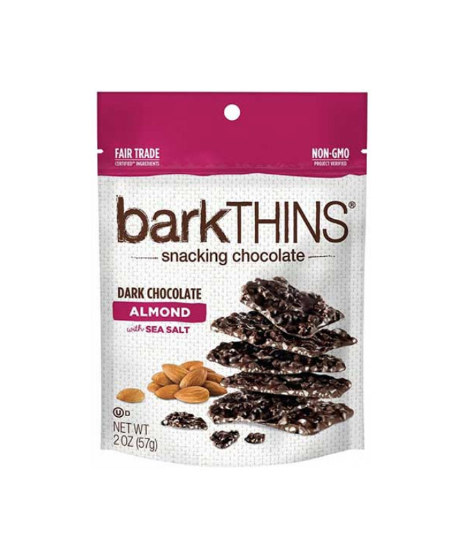 BARKTHINS DARK CHOCOLATE ALMOND W/SEA SALT