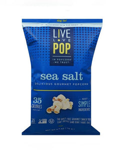 Live Love Popcorn Sea Salt 4.4oz