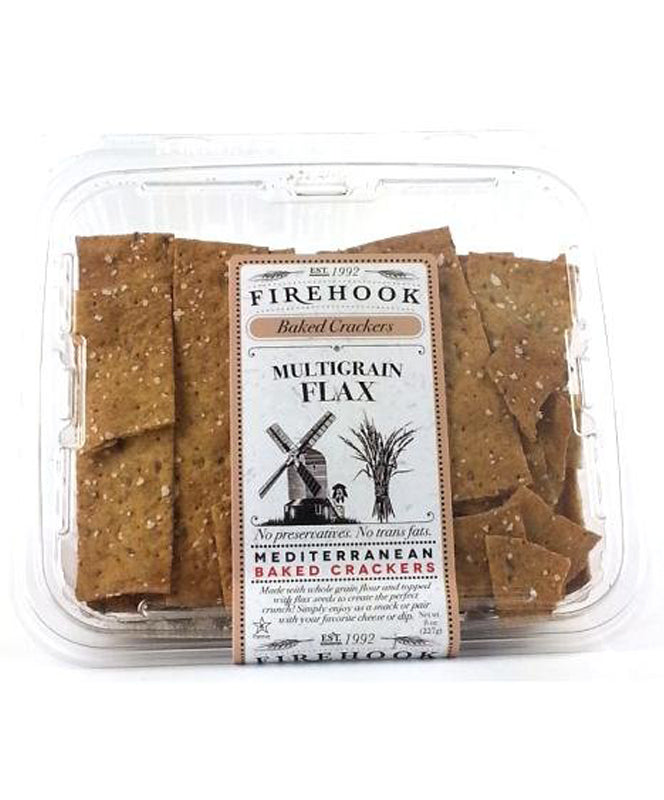 Firehook Multigrain Flax Crackers 5.5 oz.