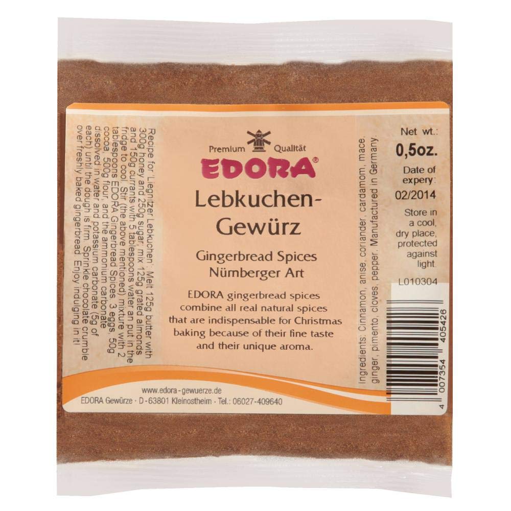 Edora Gingerbread Spices .5oz