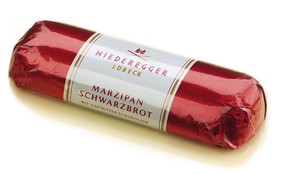 Niederegger Dark Chocolate Covered Marzipan Loaf 1.6oz.