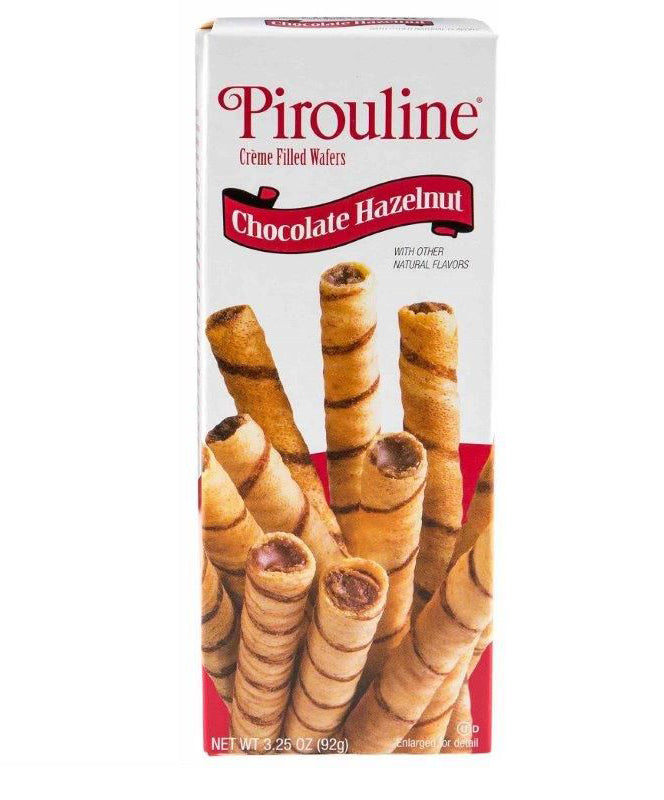 Pirouline Chocolate Hazelnut Creme Filled Wafers 3.25 oz
