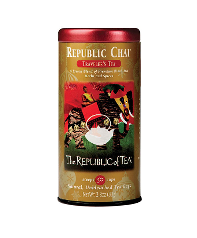 The Republic of Tea Republic Chai Black Tea Bags