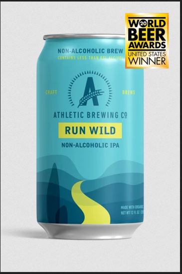 Athletic Brewing Non-Alcoholic Brews Run Wild IPA NA 12 oz. Can
