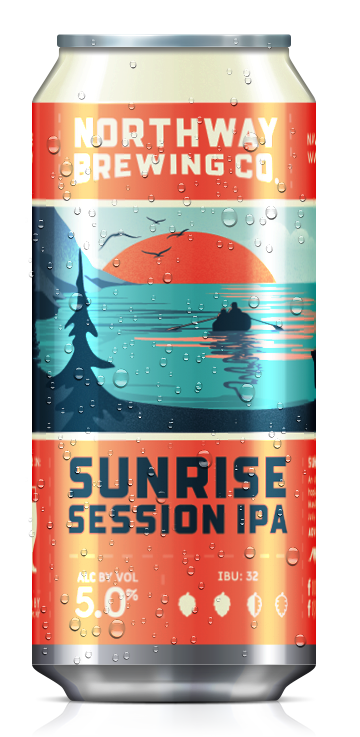 Northway Brewing Sunrise Session IPA 16 oz.