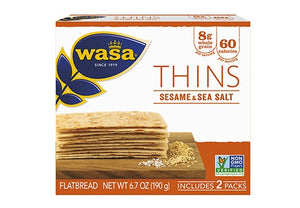 Wasa Thins Sesame & Sea Salt 6.7 oz.