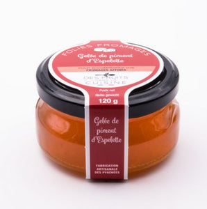 Folies Fromages Espelette Chili Pepper Jelly 120g - Pair with Aged Cheeses