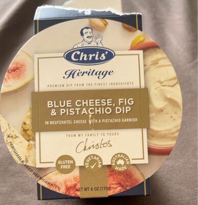 HERITAGE Blue Cheese Fig & Pistachio Dip 6oz